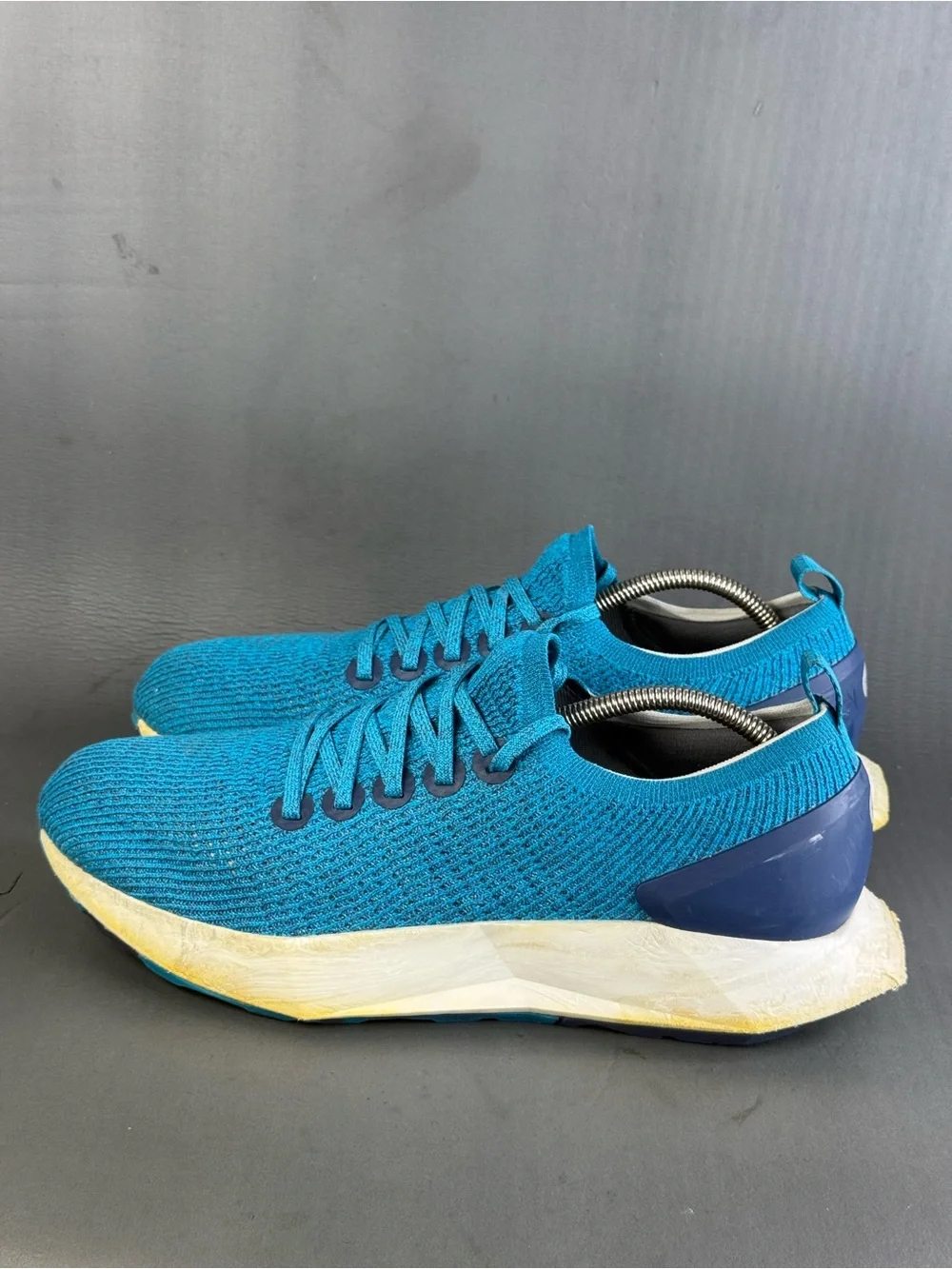 Allbirds Tree Flyer teal sneaker runner shoes men’s size 11.5